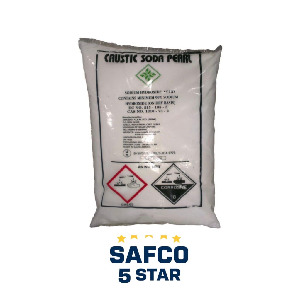 Industrial Grade Caustic Soda Pearl – 25KG