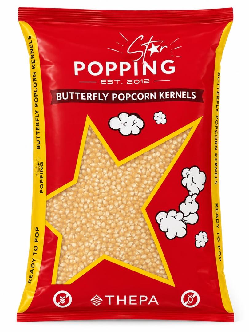 Star Popping Butterfly Popcorn Kernels