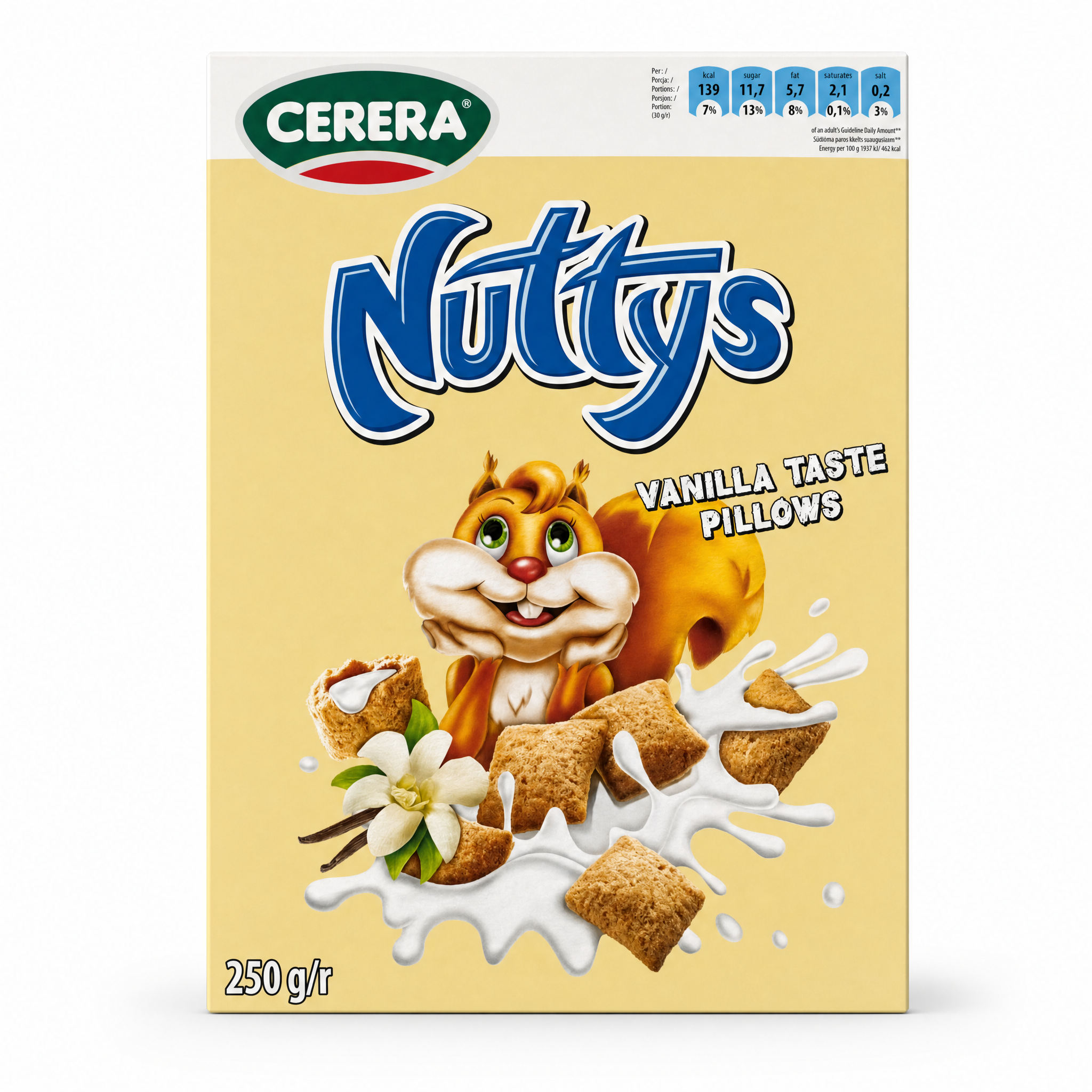 Cerera Nutty’s Vanilla Taste Pillows